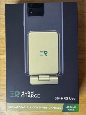 Rush Charge RCH45 4500mAh Portable Power Bank Phone Charger 36+ Hours